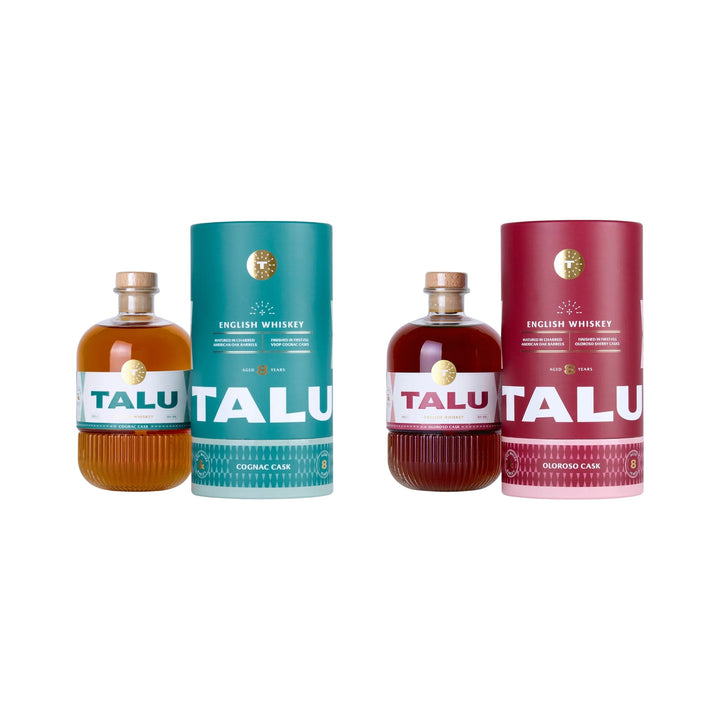 Talu - TALU Cognac and Oloroso Cask English Whiskey Bundle, 2 x 70cl - Whisky