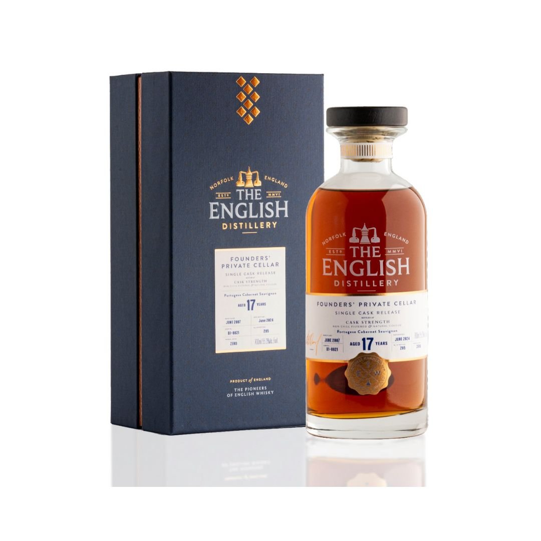 The English Distillery Founders' Private Cellar - 17 Year Old Portuguese Cabernet Sauvignon Cask, 70cl - Digital Distiller