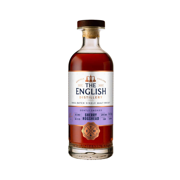 The English Distillery - The English Distillery Gently Smoked Sherry Hogshead Whisky, 70cl - Whisky - Digital Distiller