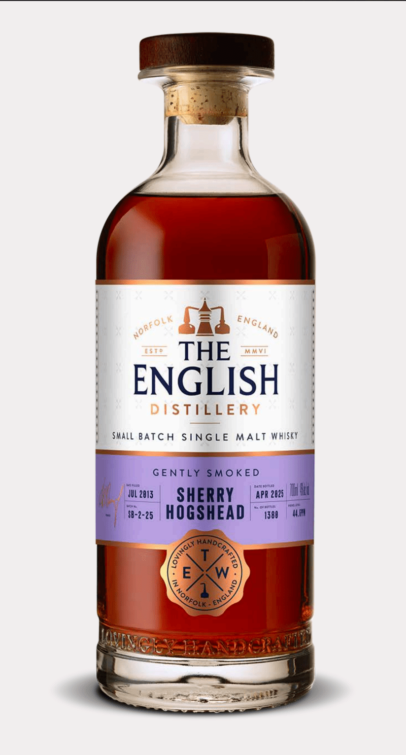 The English Distillery - The English Distillery Gently Smoked Sherry Hogshead Whisky, 70cl - Whisky - Digital Distiller