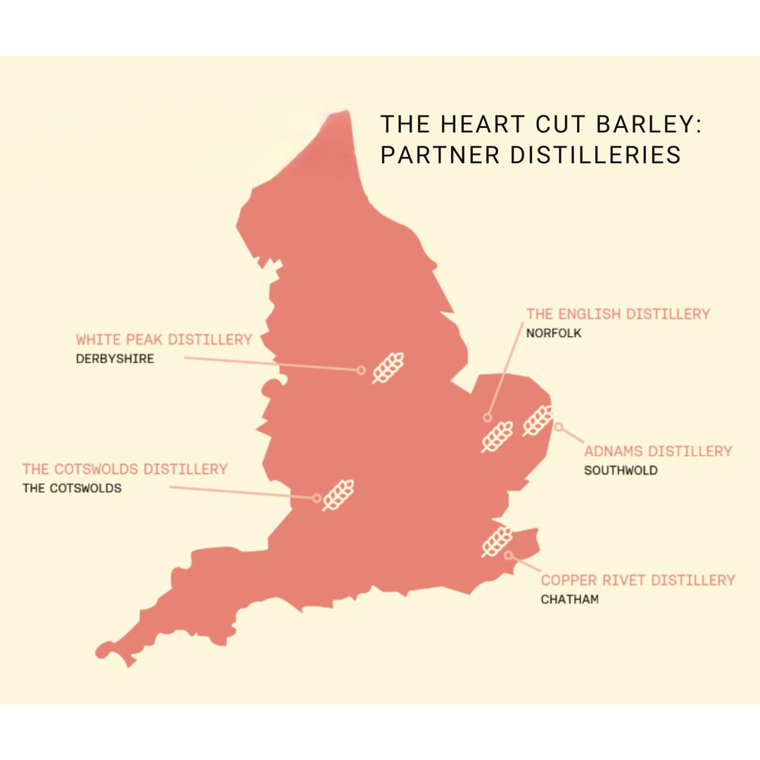 The Heart Cut - The Heart Cut x BARLEY English Blended Whisky, 50cl - Whisky - Digital Distiller