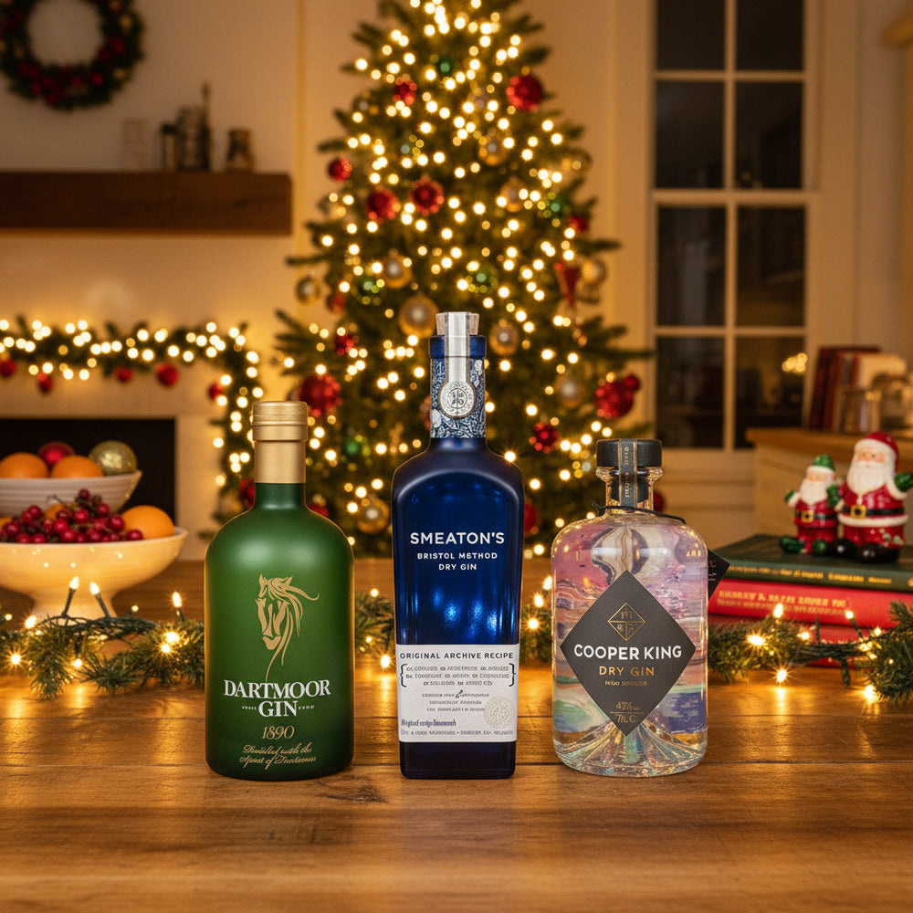 Digital Distiller - 'The King' Classic Dry Gin Xmas Gift Trio, 3 x 70cl - Gin - Digital Distiller