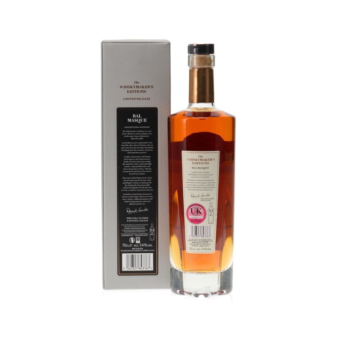 The Lakes Distillery Bal Masque, The Whiskymaker's Editions Sherry Cask English Whisky, 70cl - Digital Distiller