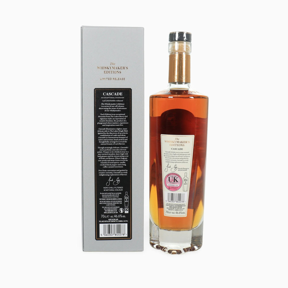 The Lakes Distillery - The Lakes Distillery Cascade, The Whiskymaker's Editions Sherry Cask English Whisky, 70cl - Whisky