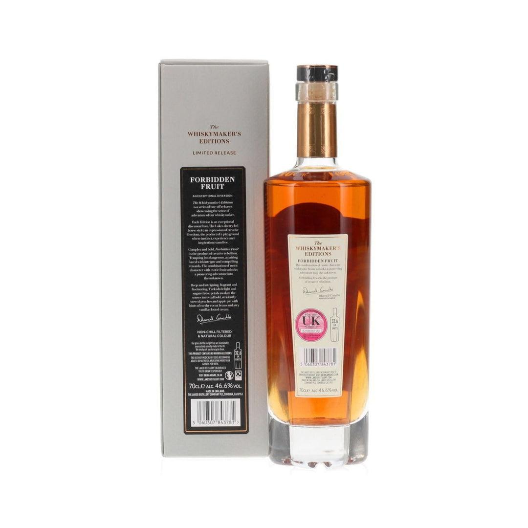 The Lakes Distillery Forbidden Fruit, The Whiskymaker's Editions Sherry Cask English Whisky, 70cl - Whisky