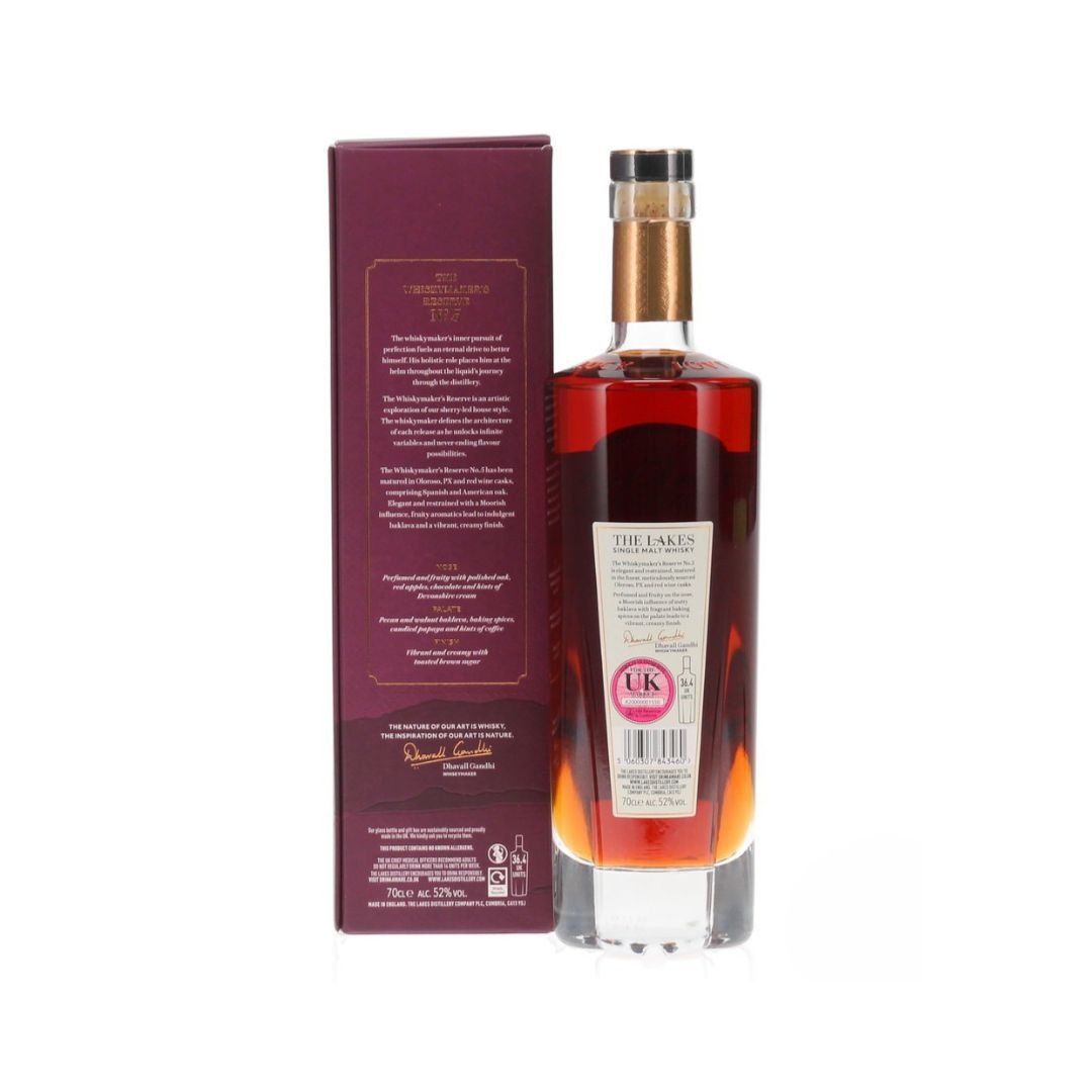 The Lakes Distillery Whiskymaker's Reserve No. 5 English Whisky, 70cl - Digital Distiller
