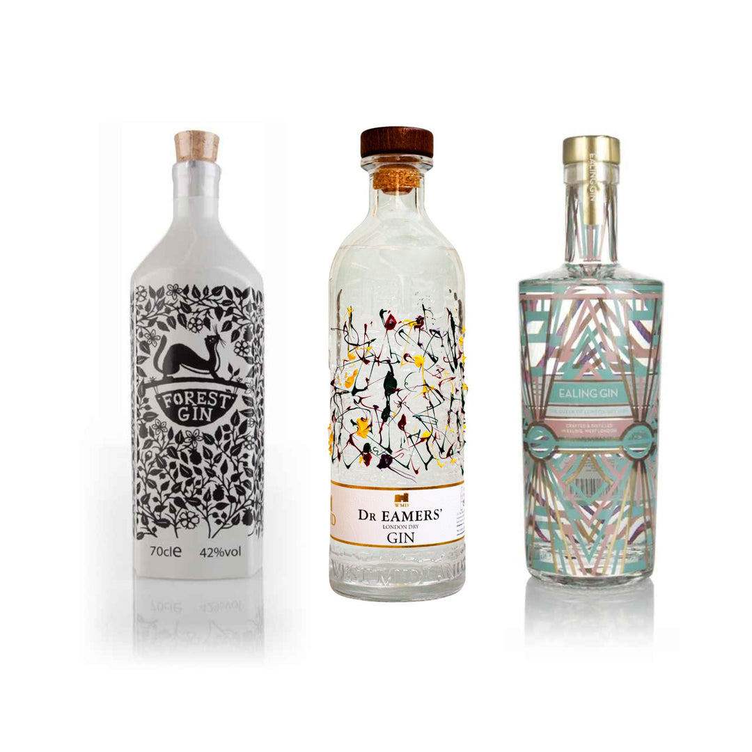 Digital Distiller - 'The Queen' Classic Gin Xmas Gift Trio, 3 x 70cl - Gin - Digital Distiller