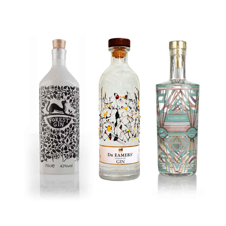 Digital Distiller - 'The Queen' Classic Gin Xmas Gift Trio, 3 x 70cl - Gin - Digital Distiller