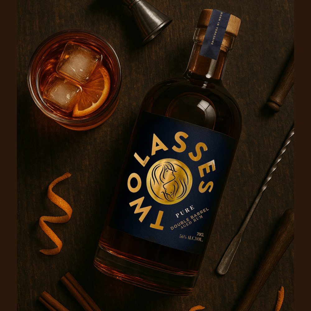 Two Lasses Spirits - Two Lasses Double Barrel Aged Rum, 70cl - Rum - Digital Distiller