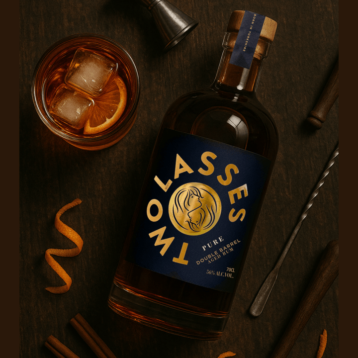Two Lasses Spirits - Two Lasses Double Barrel Aged Rum, 70cl - Rum - Digital Distiller