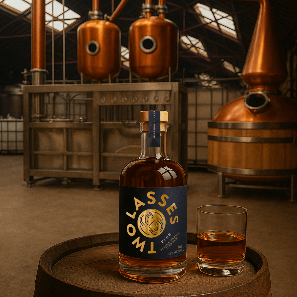Two Lasses Spirits - Two Lasses Double Barrel Aged Rum, 70cl - Rum - Digital Distiller