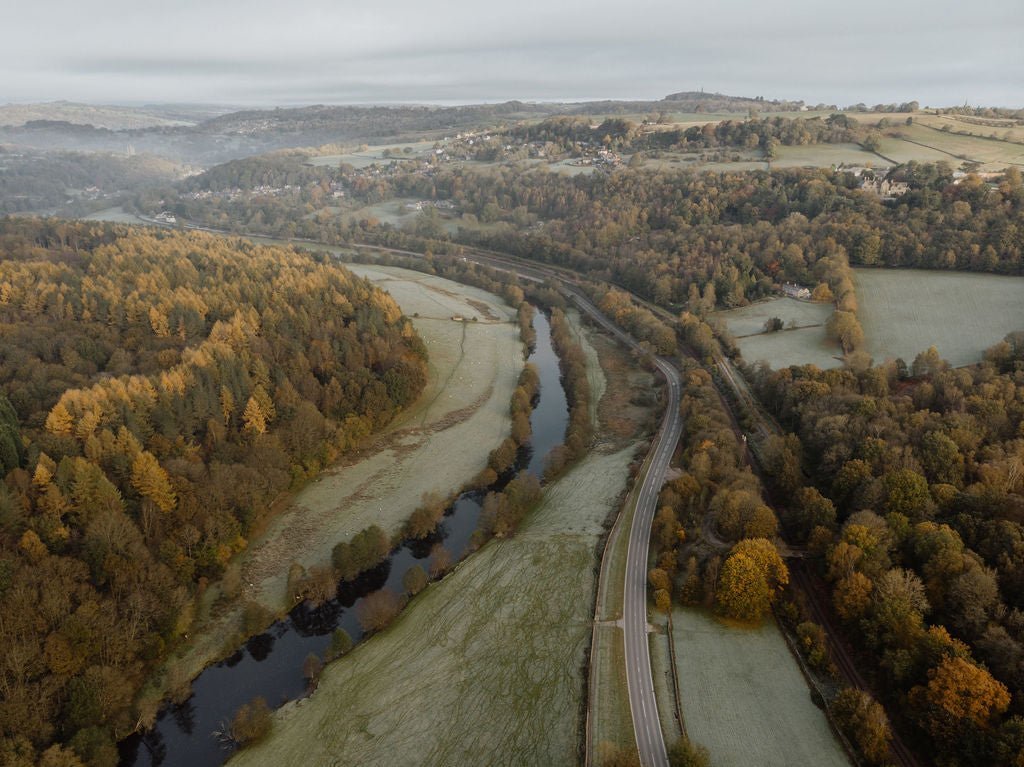 White Peak Distillery aerial location shot - Digital Distiller
