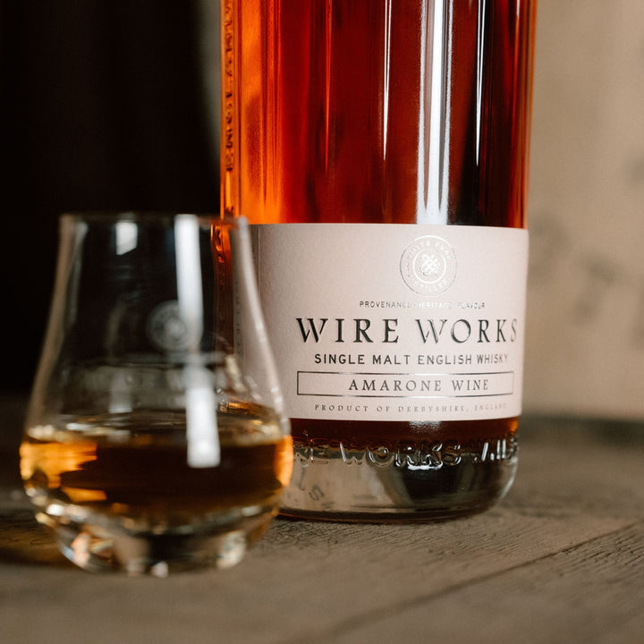 White Peak Distillery - Wire Works Amarone Wine Cask Single Malt Whisky, 70cl - Whisky - Digital Distiller