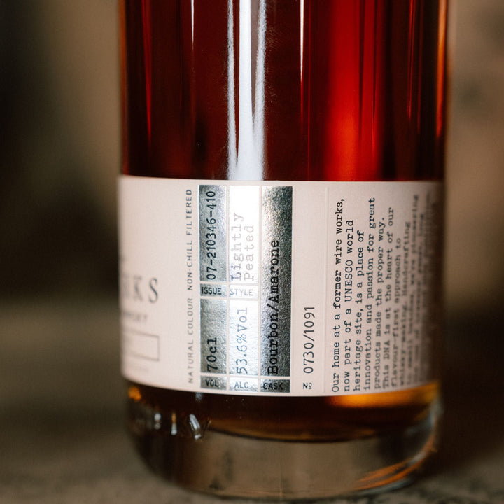 White Peak Distillery - Wire Works Amarone Wine Cask Single Malt Whisky, 70cl - Whisky - Digital Distiller