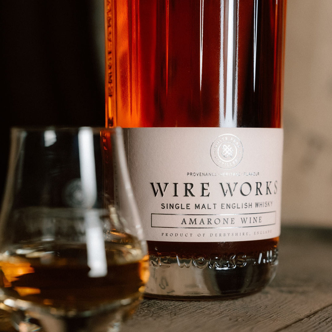 White Peak Distillery - Wire Works Amarone Wine Cask Single Malt Whisky, 70cl - Whisky - Digital Distiller