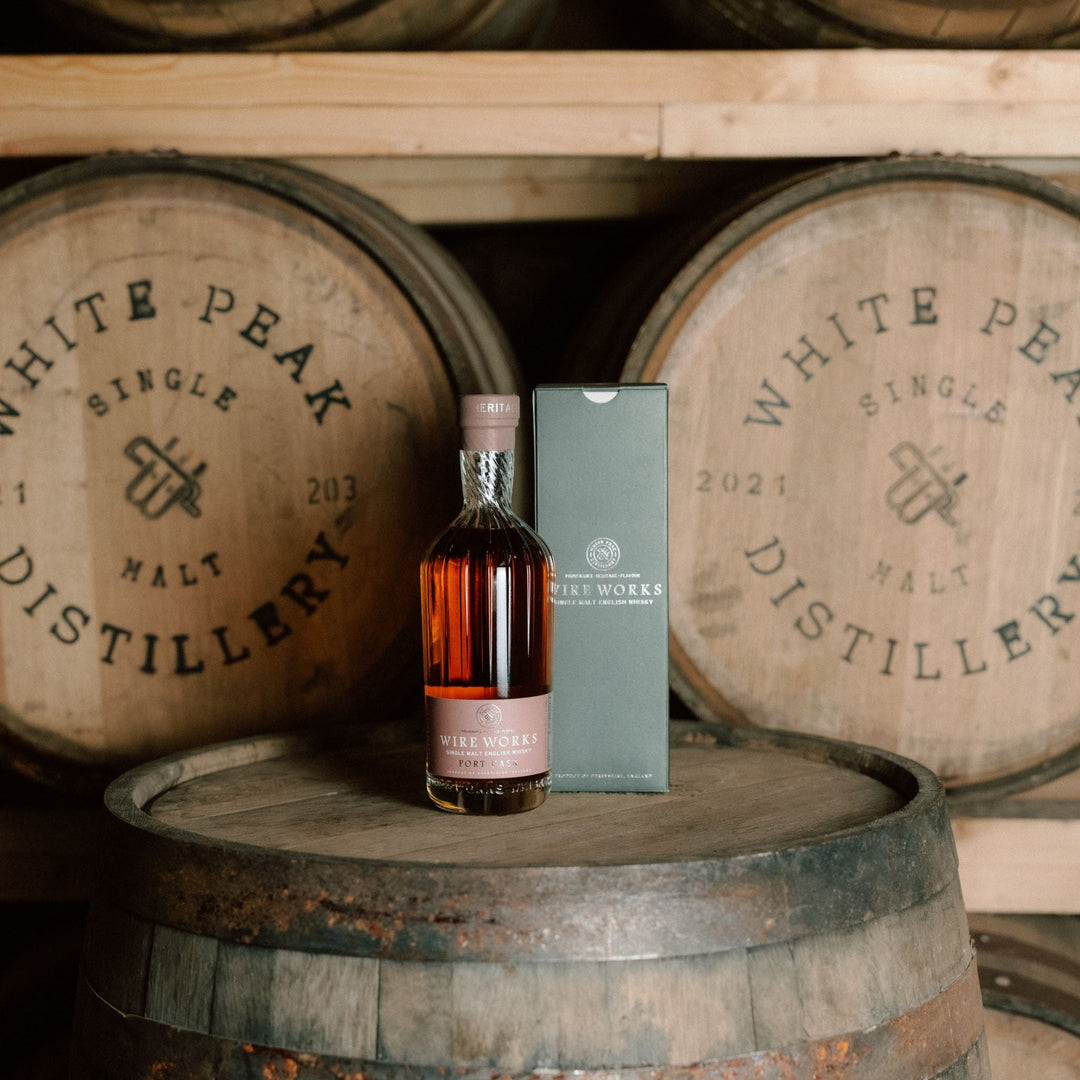 White Peak Distillery - Wire Works Port Cask Single Malt Whisky, 70cl - Whisky - Digital Distiller