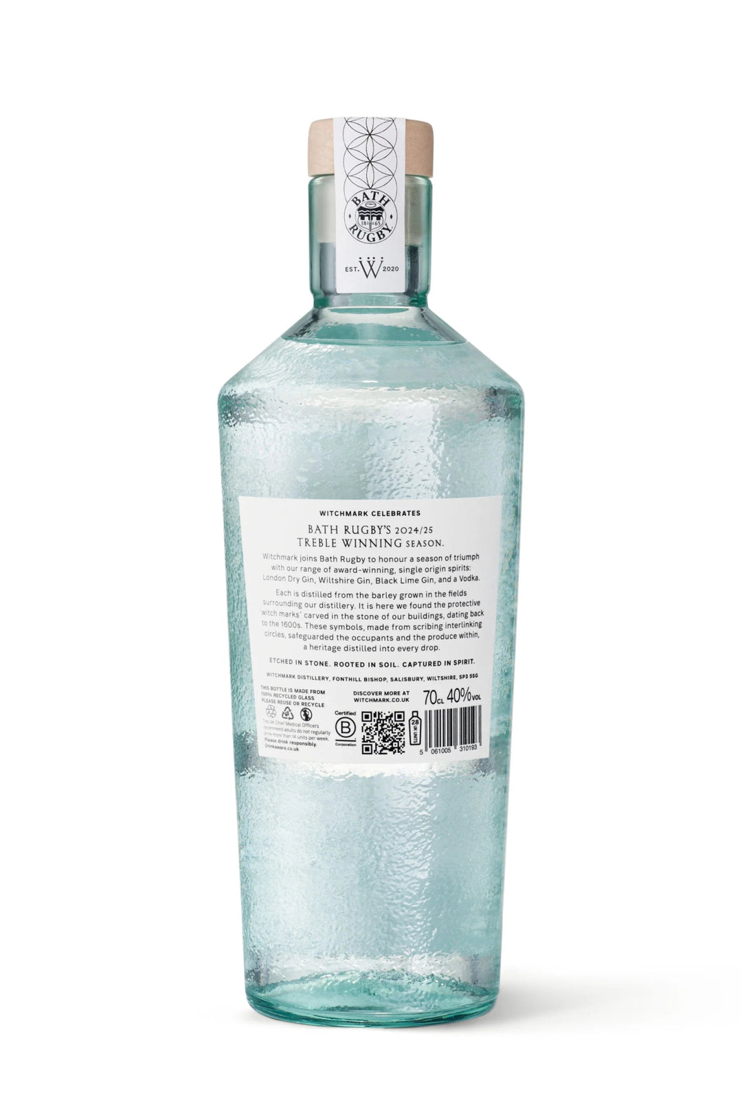 Witchmark Distillery - Witchmark Bath Rugby Gin, 70cl - Gin - Digital Distiller