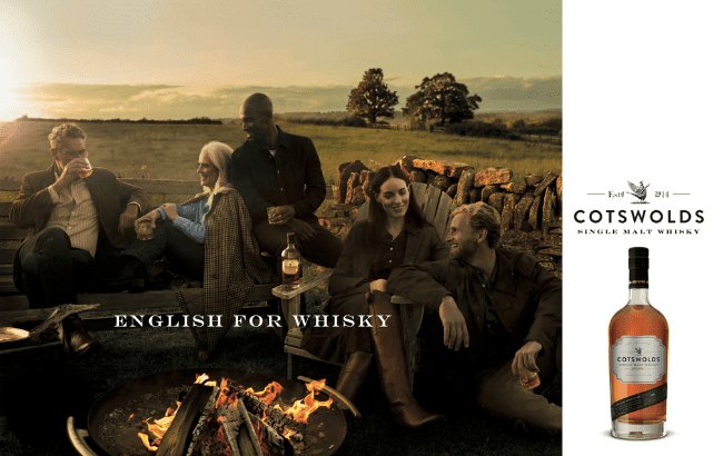 Cotswolds English Whisky Print Advertisement