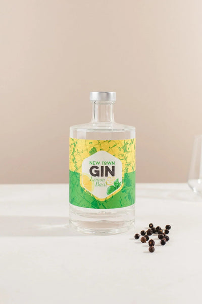 New Town Lemon and Basil Gin, 20cl - Digital Distiller
