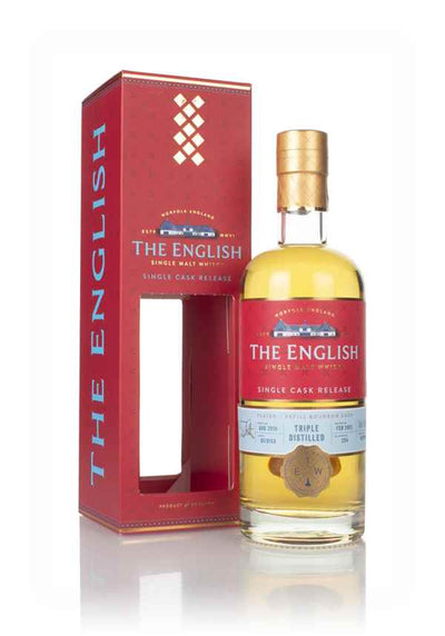 The English Single Cask Release - Triple Distilled Peated Whisky - Digital Distiller
